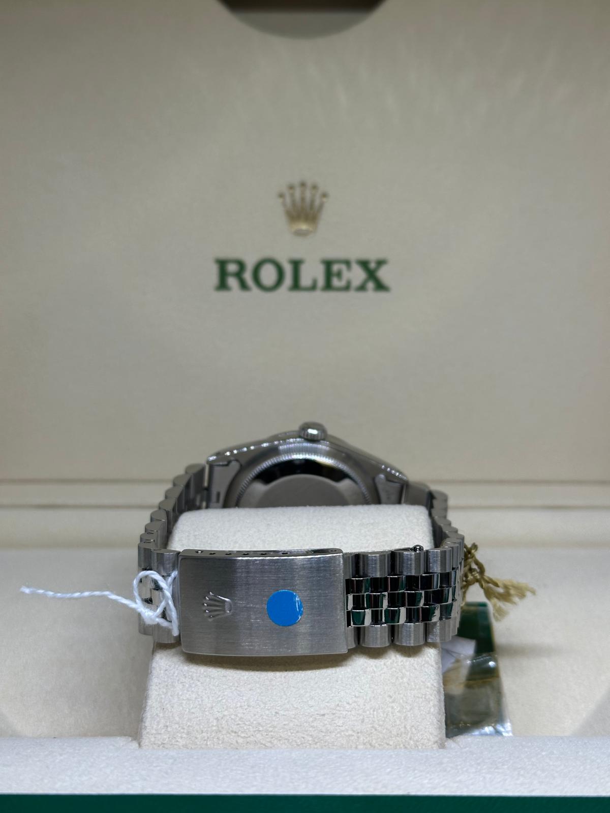 ROLEX DATEJUST NERO ACCIAIO 36MM BRILL