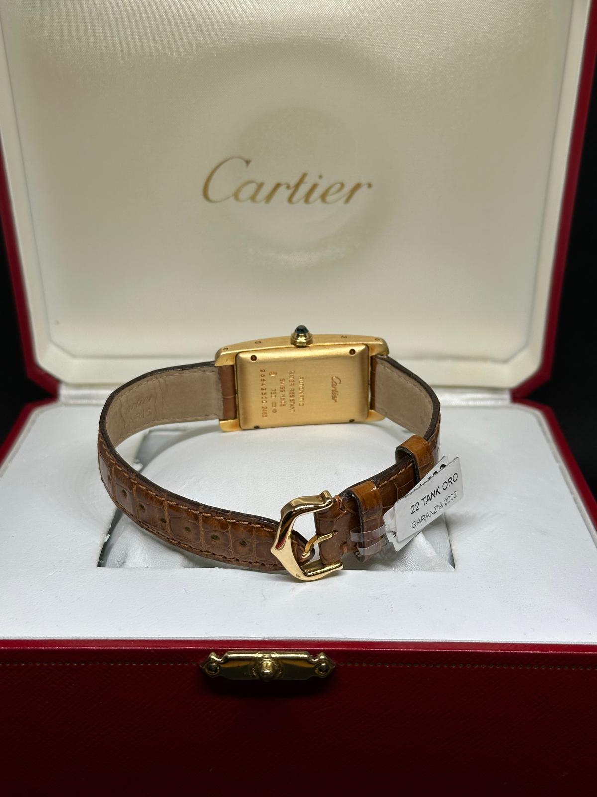 CARTIER TANK AMERICANO ORO