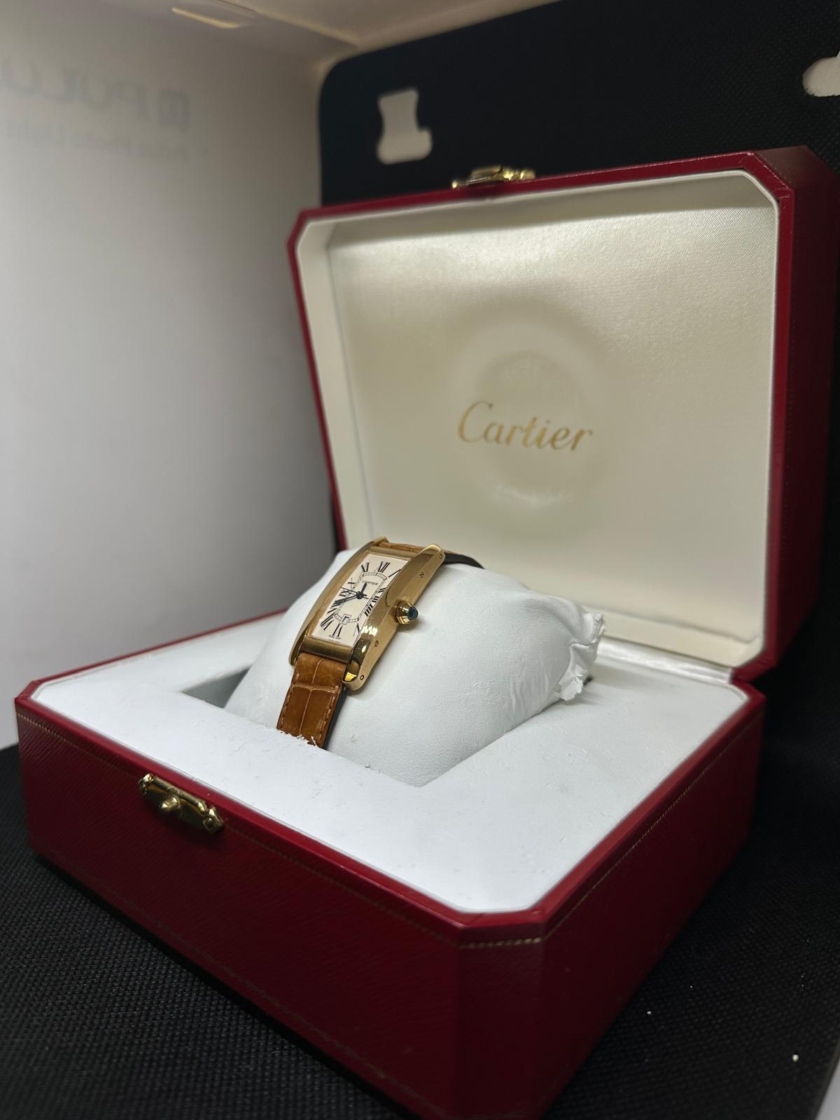 CARTIER TANK AMERICANO ORO