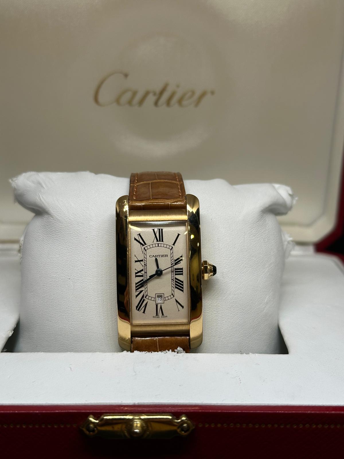 CARTIER TANK AMERICANO ORO