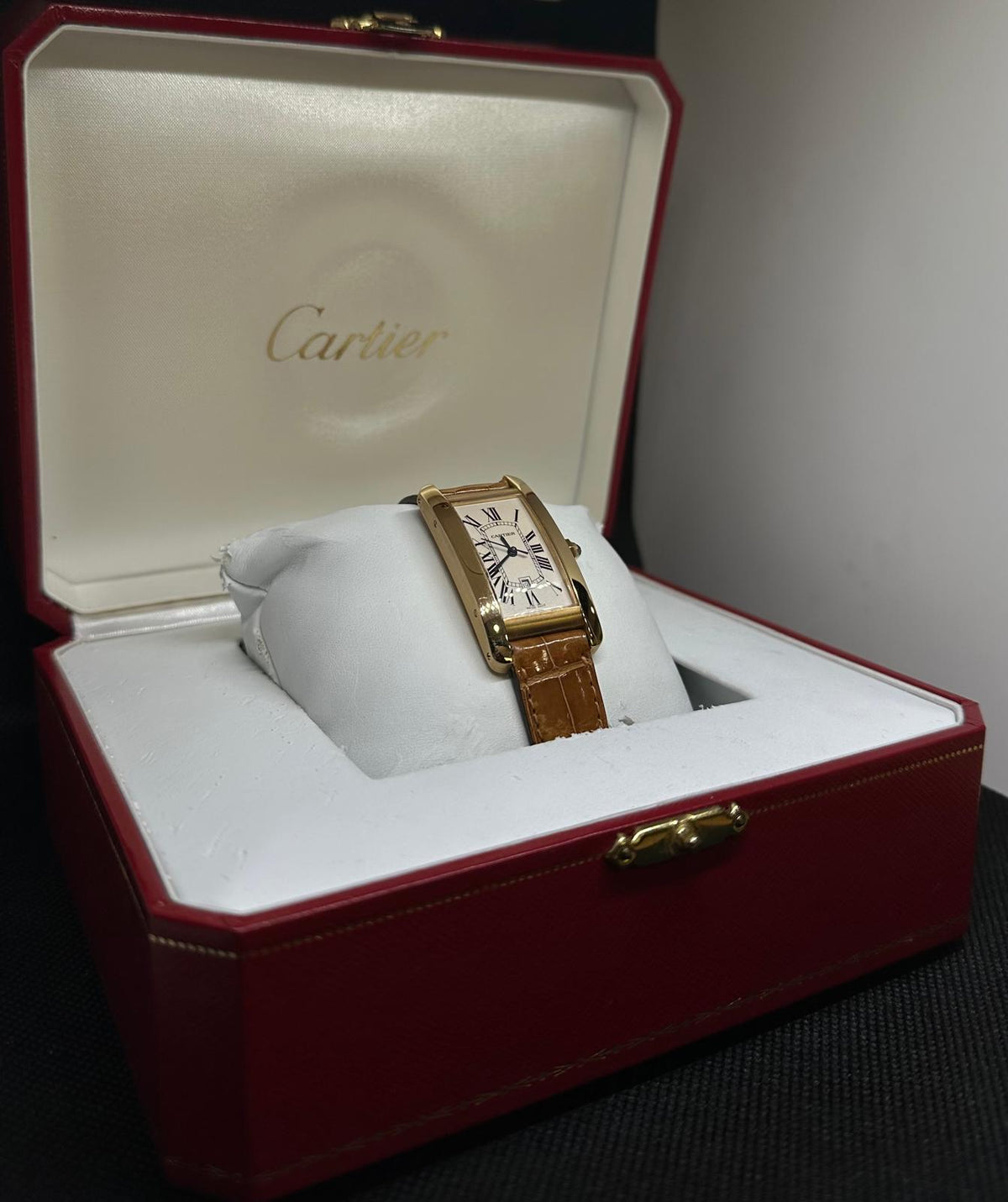 CARTIER TANK AMERICANO ORO