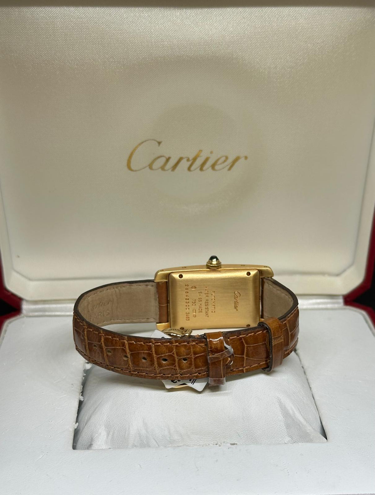 CARTIER TANK AMERICANO ORO