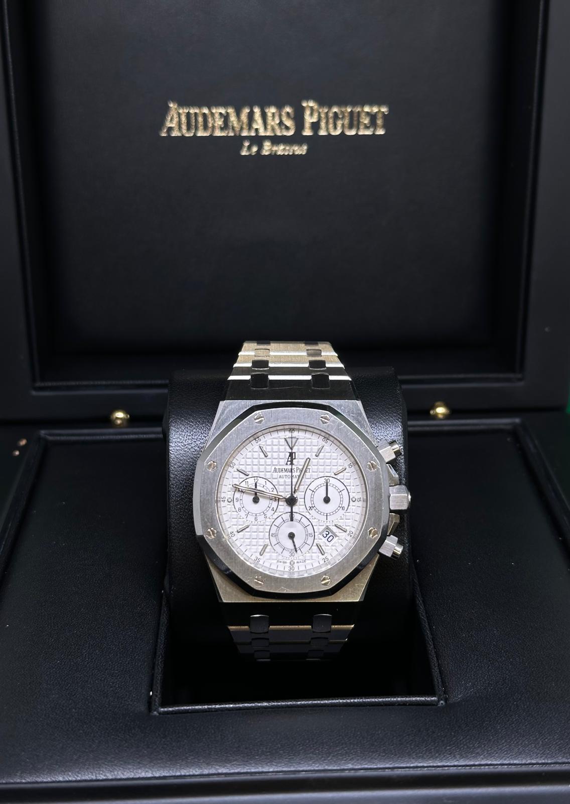 AUDEMARS PIGUET ROYAL OAK CHRONO BIANCO