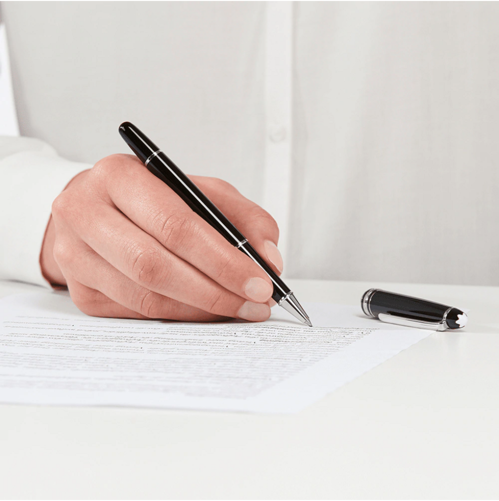 Roller Meisterstück Platinum-Coated Classique