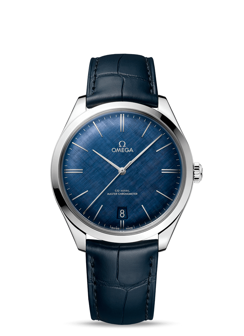 TRÉSOR OMEGA CO‑AXIAL MASTER CHRONOMETER 40 MM PELLE – Gioiellerie