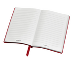 Blocco note #148 rosso, a righe, Cancelleria di lusso Montblanc