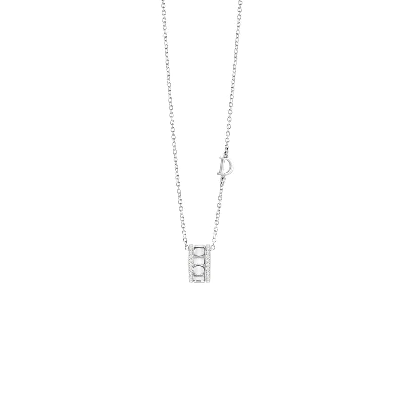 Collana in oro bianco con diamanti