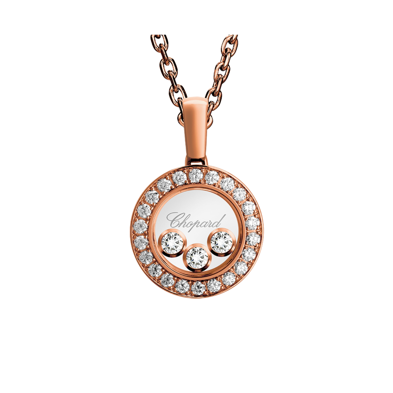 Happy Diamonds Icons Rose Gold Diamond Pendant