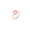 ANELLO NUDO PETIT QUARZO ROSA