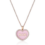 Ciondolo Cuore MOM BRILLANTI