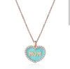 Ciondolo Cuore MOM BRILLANTI