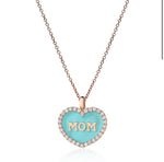 Ciondolo Cuore MOM BRILLANTI